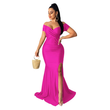 Designer Party Dresses Women Off Shoulder Evening Dress