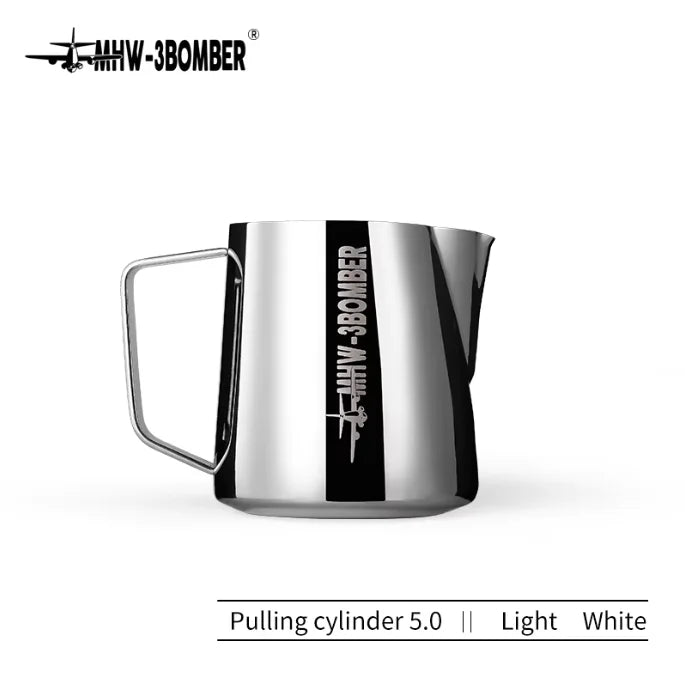 MHW-3BOMBER Milk Frothing Pitcher Steamer Cup 400/500/600ml Latte Art Pitcher Stainless Steel Espresso Cup Milk Steaming Tools