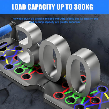 Foldable Push Up Board, Professional Strength Training Equipment with Ergonomic Handles - Home Gym Fitness Tool for Men & Women