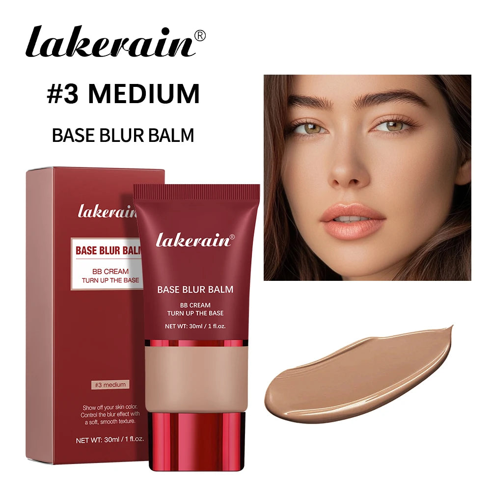 Matte Base Blur Balm Soft Light Focus Matte Cream Coverage Concealer Waterproof Long-lasting Natural Foundation Cosmetics Makeup