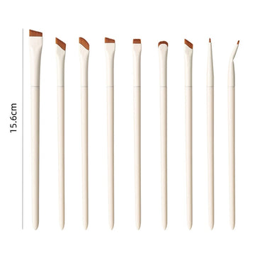 1/3/7/9pcs White Upgrade Blade Eyeliner Brush Eye Makeup Brushes Set Ultra Thin Fine Angle Flat Eyebrow Precise Detail 2026