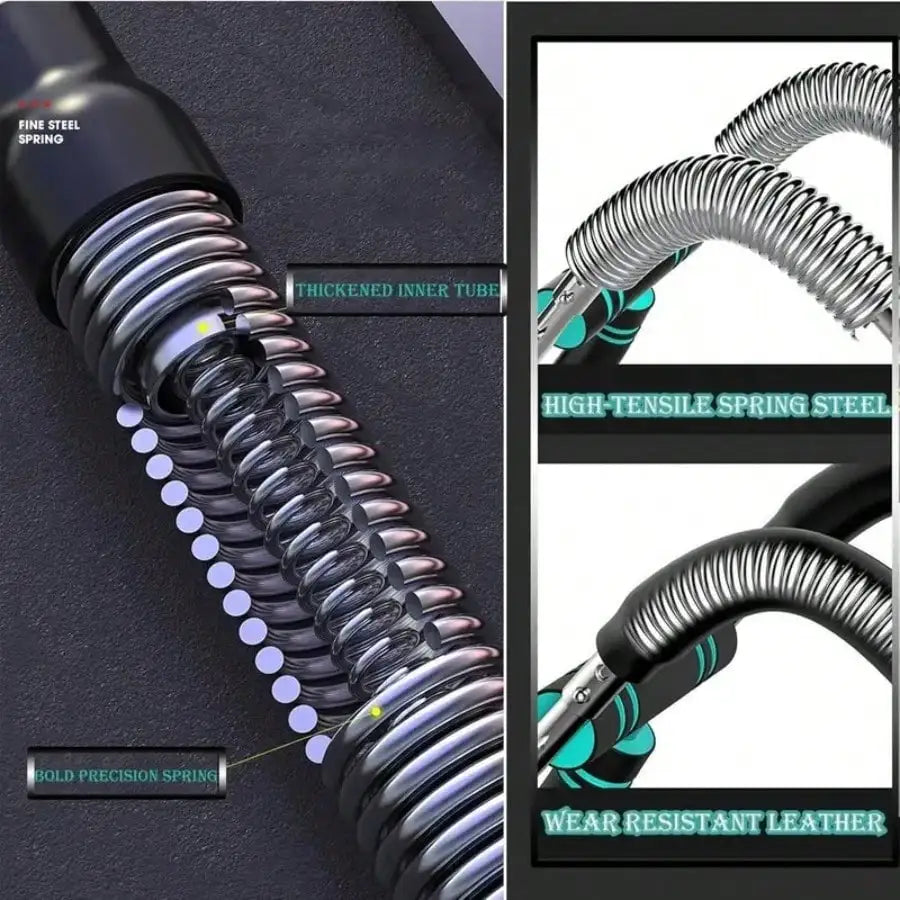 Adjustable Shaker Twister Arm Trainer, Chest & Forearm Workout Equipment, Home Fitness Strengthener for Arm Exercise