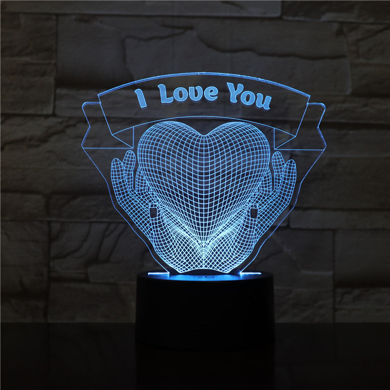 Valentines Day Gift Love 3D Light