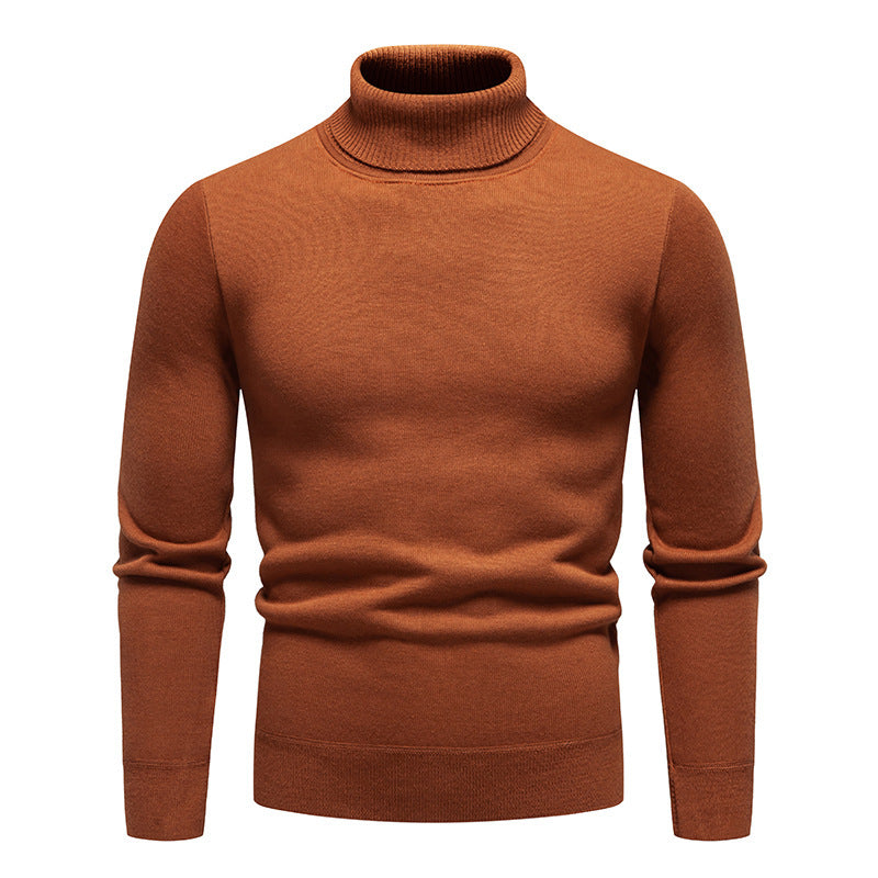 Men's Classic All-matching Fleece-lined Turtleneck Sweater