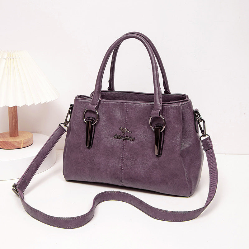 Fashion Large Capacity Wholesale Women's Crossbody Soft Leather Bag