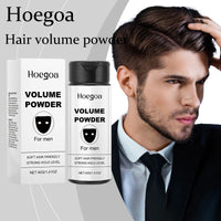 Hoegoa Men Hair Volume Powder Gentle Formula Non-irritating Refreshing Lasting Oil Control Moisturize Hair Volumizing Powder