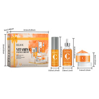 EELHOE Vitamin C Face Skin Care Set Moisturizing Improve Skin Texture Pore Shrink Enhance Skin Elasticity Facial Care Set