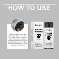 Hoegoa Men Hair Volume Powder Gentle Formula Non-irritating Refreshing Lasting Oil Control Moisturize Hair Volumizing Powder