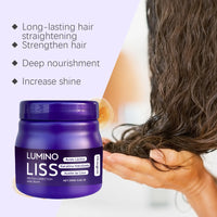 Protein Straightening Cream Keratin Smoothing Frizzy Hair Prevent Hair Splitting End Increase Elasticity Protein Correction Care