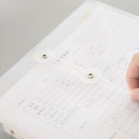 10 pcs/lot A4 Colorful Envelope Paper Receive Bag Transparent Plastic Data Line File Cover Protection school office supplies