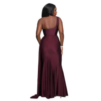 Long Dress Red African Women's Dress Long Maxi Female New