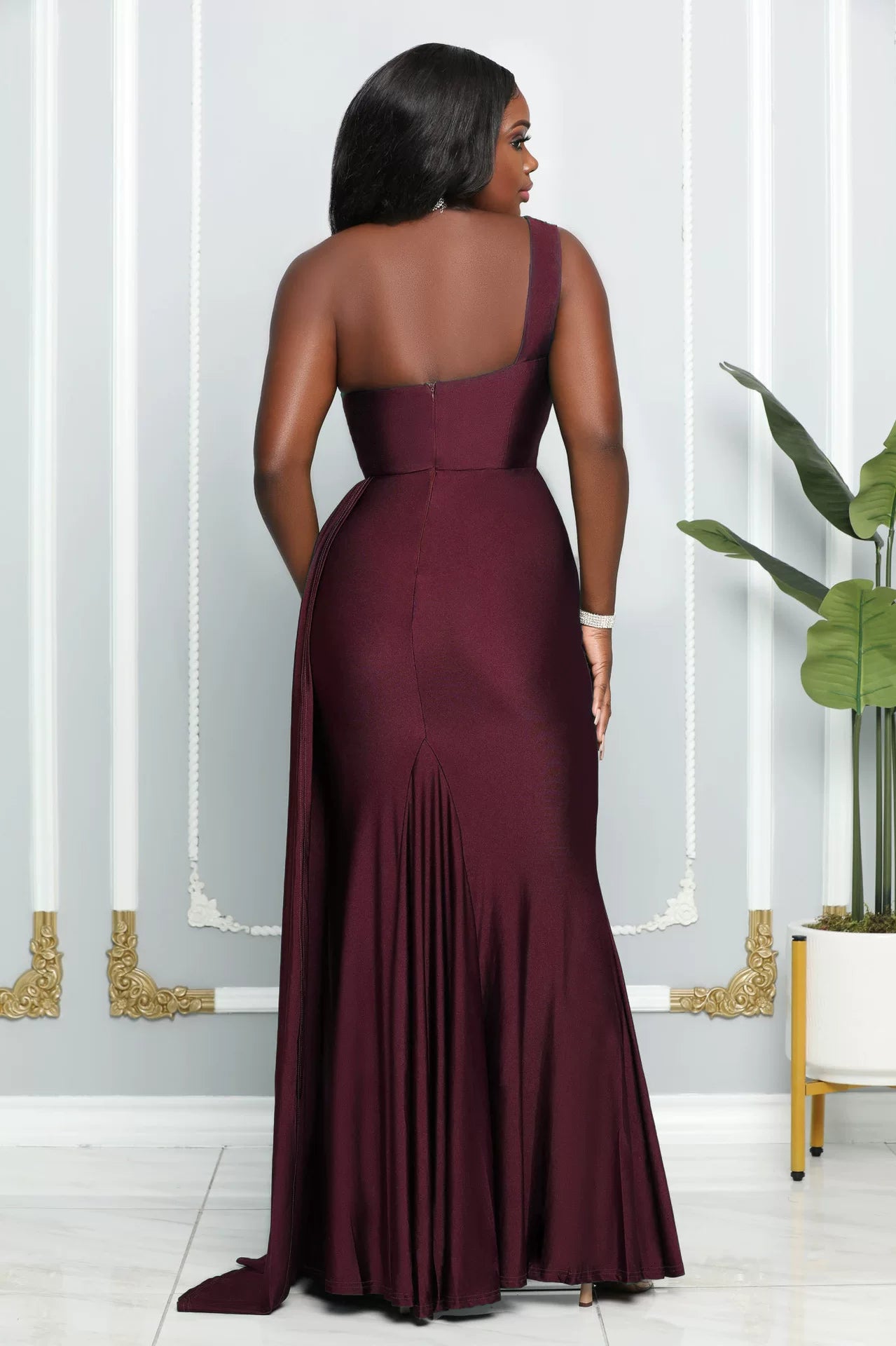 Long Dress Red African Women's Dress Long Maxi Female New