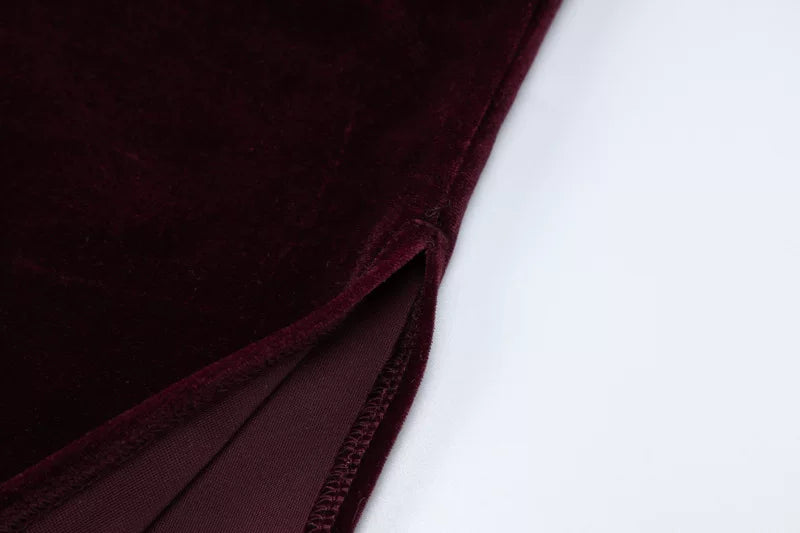 Long Dress Red African Women's Dress Long Maxi Female New