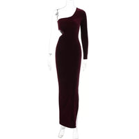 Long Dress Red African Women's Dress Long Maxi Female New