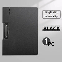 1PC A4 File Folder with Cover - Document Organizer Clipboard for Business & School, Office Stationery Supplies, Paper Holder