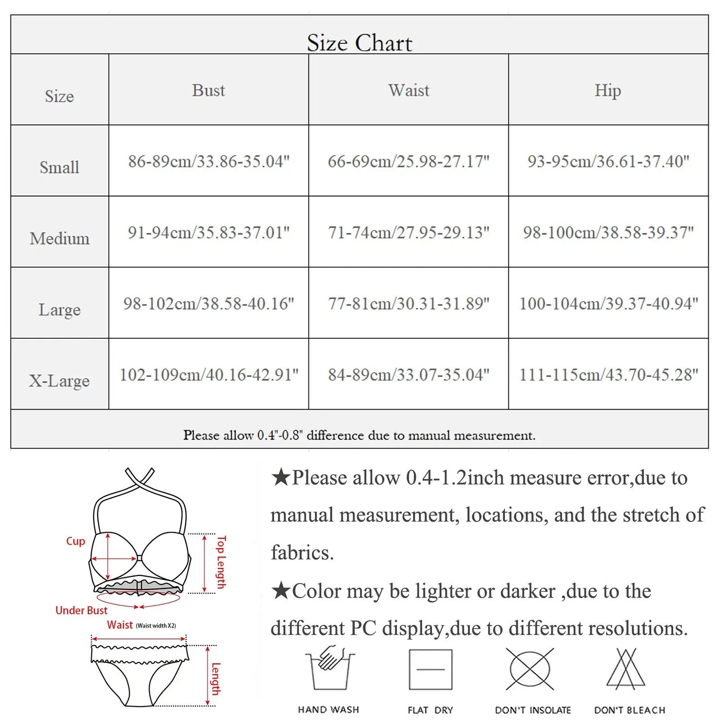 Summer High Elastic Swimwear Solid Color Square Neck Underwear Vest Bikini Set High Waist Casual Separate Two-Piece Swimsuit
