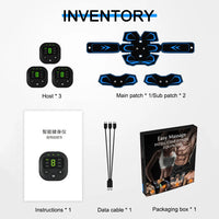 EMS Electronic Muscle Stimulator Ab Machine Trainer for All Body, Fitness Strength Training Workout Equipment for Men and Women