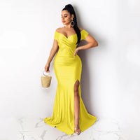 Designer Party Dresses Women Off Shoulder Evening Dress