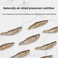 Nai chong Freeze-Dried Freshwater Fish Snacks - All-Natural Treats for Turtles, Cats, Dogs & Small Pets - Nutritional Supplement