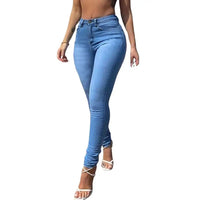 Women Denim Pants Skinny Jeans For Woman 90s High Waist Push Up Women Pants High Street Elastic Pencil Pants Vaqueros Mujer