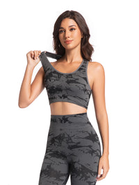 Women's Tie-Dye Leggings Set High-Waisted Yoga Training Wear Tummy-Tucking, Buttock-Lifting Fitness Leggings Gym Wear