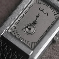 CILOA black square watch for men, brand authentic 2025 trendy fashion high quality waterproof quartz watch for boyfriend gift