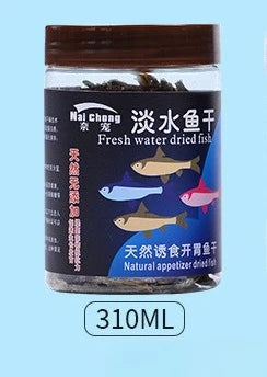 Nai chong Freeze-Dried Freshwater Fish Snacks - All-Natural Treats for Turtles, Cats, Dogs & Small Pets - Nutritional Supplement