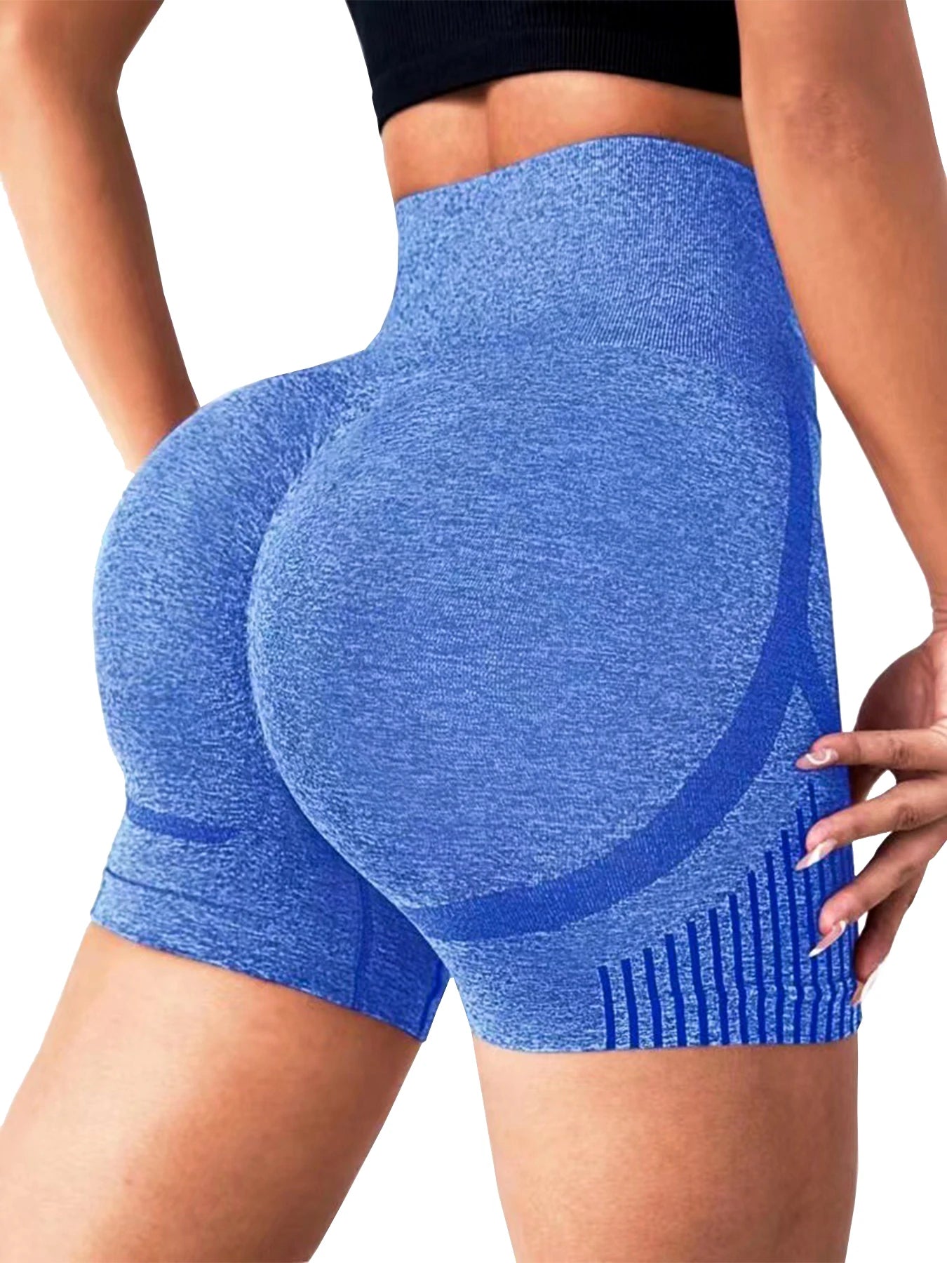High-Waisted Yoga Shorts Butt-Lifting Shaping Leggings Stretchy Fitness Workout Pants Running & Cycling training Pants Gym Wear