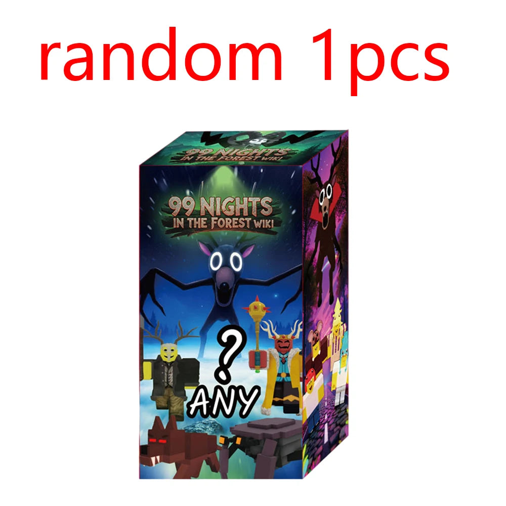 99 Nights In The Forest Monster Blind Box 2025 New Hot DEER  Cartoon Milu Deer Stuffed Game Peripherals Halloween Toy Gifts