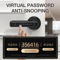 Viladepot Smart Lock Fingerprint Door Lock App Control Passcode Unlock Electronic Touchscreen Keypad
