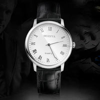 Men's Watches Business Wristwatch Luxury Leather Strap