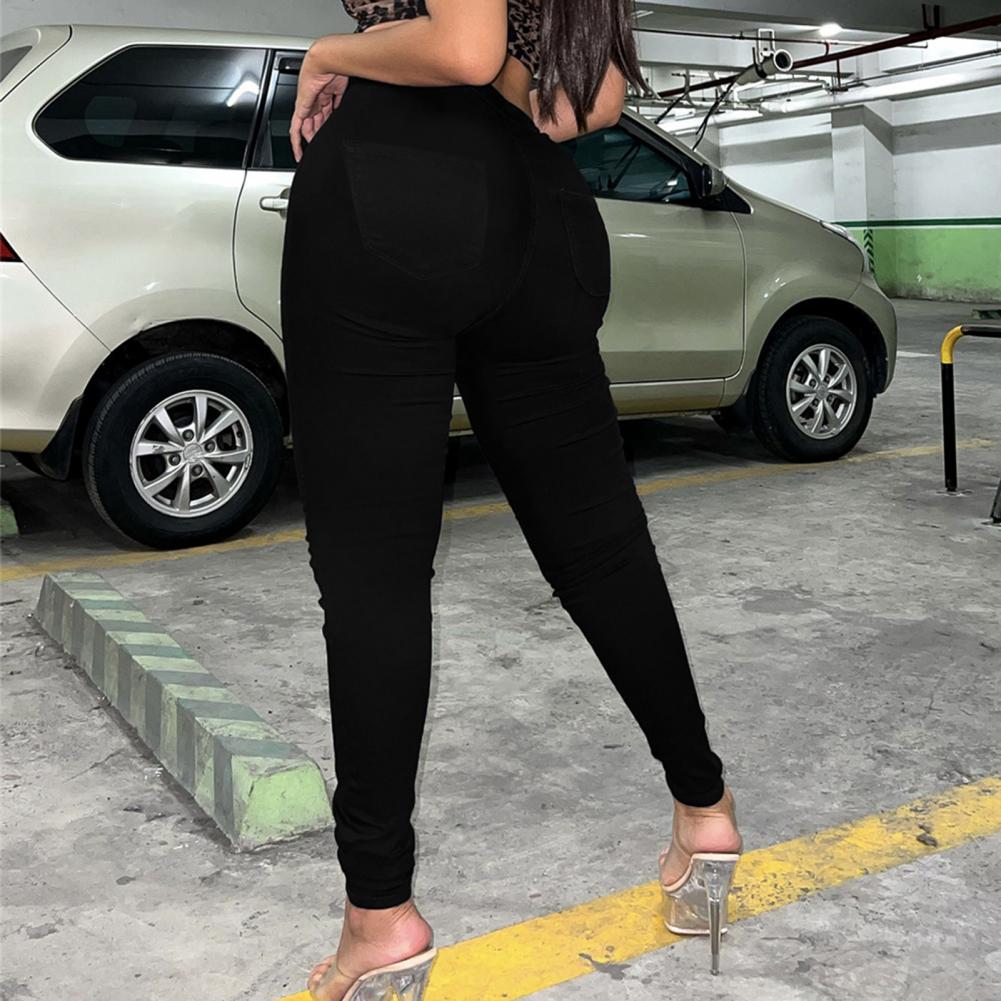 Women Denim Pants Skinny Jeans For Woman 90s High Waist Push Up Women Pants High Street Elastic Pencil Pants Vaqueros Mujer