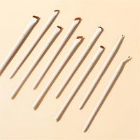 1/3/7/9pcs White Upgrade Blade Eyeliner Brush Eye Makeup Brushes Set Ultra Thin Fine Angle Flat Eyebrow Precise Detail  2026