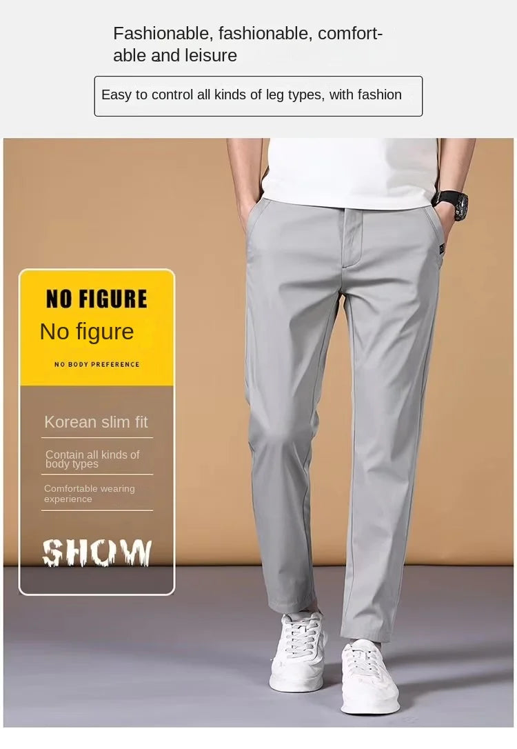 Fashion Men's Pants Summer Suit Pants Casual Men's Pants