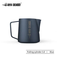 MHW-3BOMBER Milk Frothing Pitcher Steamer Cup 400/500/600ml Latte Art Pitcher Stainless Steel Espresso Cup Milk Steaming Tools