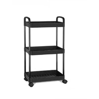 Rolling Cart with Wheels, Detachable Utility Storage Cart with Handle Storage Basket Organizer Shelves for Bathroom, Kitchen
