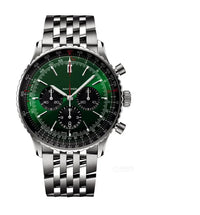 2025 Original Brand Men Watches Classic Multifunction Stainless Steel Automatic Date Watch Business Chronograph Quartz Watch