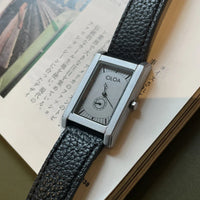 CILOA black square watch for men, brand authentic 2025 trendy fashion high quality waterproof quartz watch for boyfriend gift