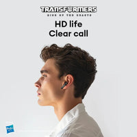 Ship From US Transformers Wireless Bluetooth Earphones Low Latency Gaming Headset TF-T23 HD Call with Mic Earbuds Sport