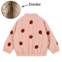 2025 Autumn KS Baby Boys Cartoon Cotton Fleece Outwear Kids Winter Clothes Toddler Girls Lambswool Jacket Child Embroidery Coat