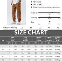 Mens Casual Pants Autumn Winter Fleece Sweatpants Men Joggers Elastic Waist Sport Casual Trousers Baggy Fitness Gym Clothing