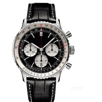 2025 Original Brand Men Watches Classic Multifunction Stainless Steel Automatic Date Watch Business Chronograph Quartz Watch