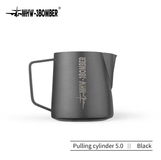 MHW-3BOMBER Milk Frothing Pitcher Steamer Cup 400/500/600ml Latte Art Pitcher Stainless Steel Espresso Cup Milk Steaming Tools