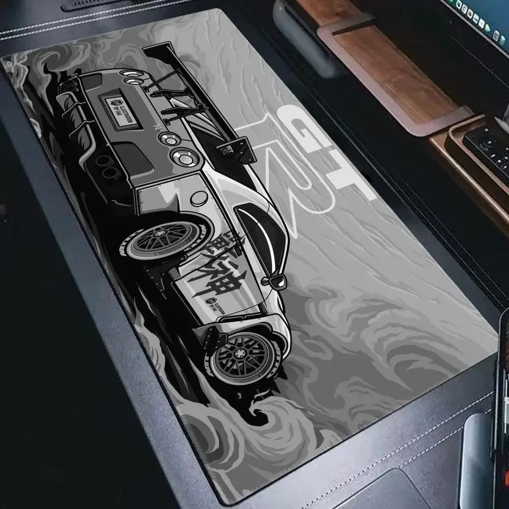 New Arrivals Sports Car Mouse Pad XL Gaming Accessories Office Gamer Keyboard Desk Mat Non-Slip Laptop Large Anime GTR Mousepad