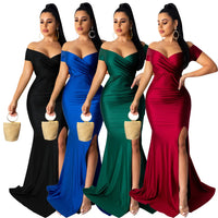 Designer Party Dresses Women Off Shoulder Evening Dress