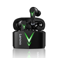 Choice US Lenovo LP6 Bluetooth 5.0 Headphones 9D Strong Deep Bass Music Sound Earbuds Sweatproof Cinema Sound Earphones