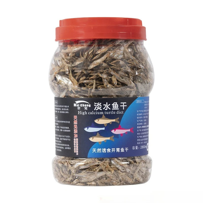 Nai chong Freeze-Dried Freshwater Fish Snacks - All-Natural Treats for Turtles, Cats, Dogs & Small Pets - Nutritional Supplement