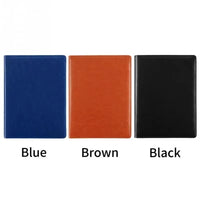 7*9.37in PU Leather A5 / A4 Clipboard Clip File Folder Document Bag Business Meeting Contract Clamp Pad Office School Supply
