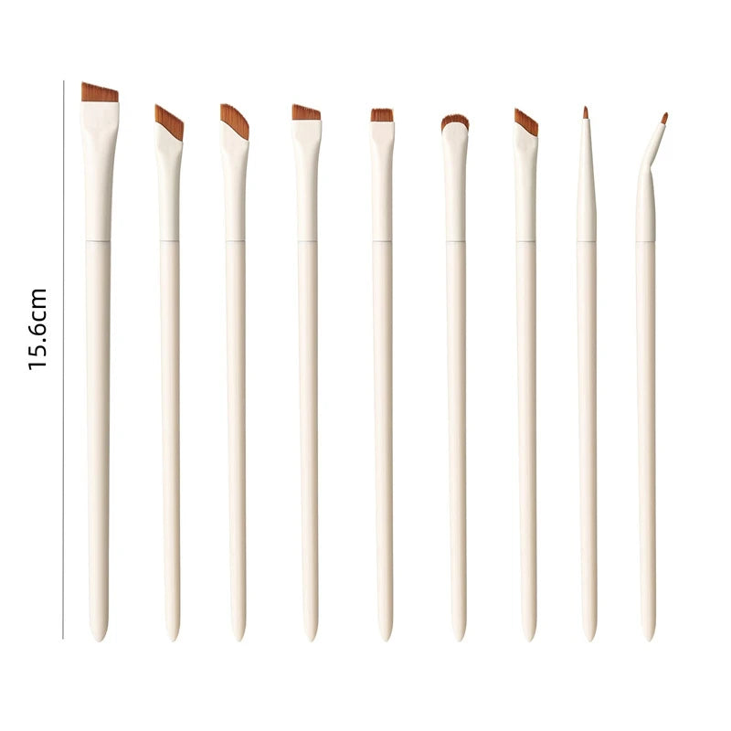 1/3/7/9pcs White Upgrade Blade Eyeliner Brush Eye Makeup Brushes Set Ultra Thin Fine Angle Flat Eyebrow Precise Detail  2026