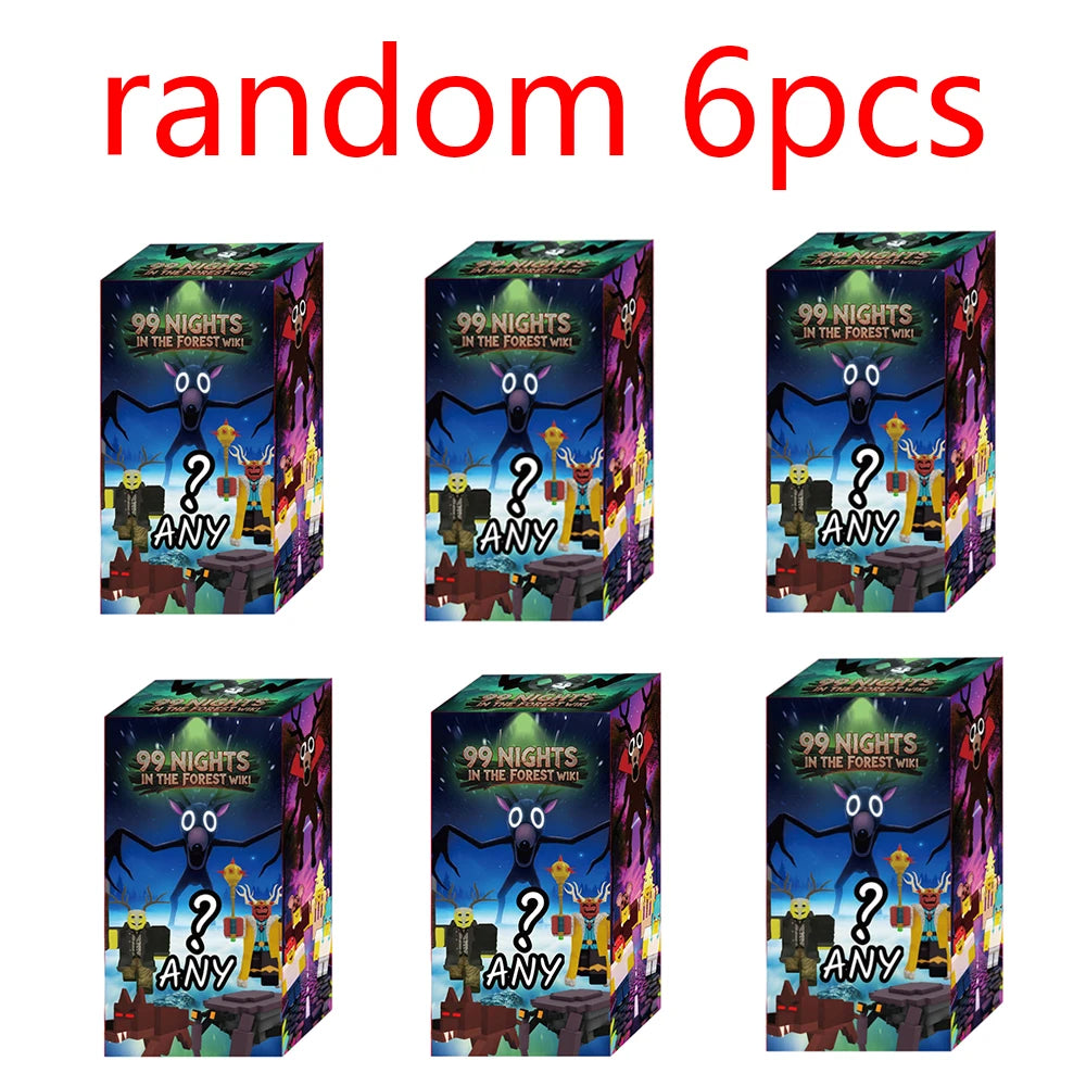 99 Nights In The Forest Monster Blind Box 2025 New Hot DEER  Cartoon Milu Deer Stuffed Game Peripherals Halloween Toy Gifts